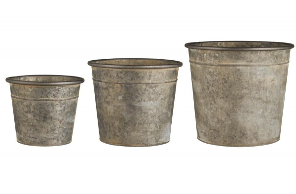 IB Laursen Metall Töpfe 3er Set Urban Garden